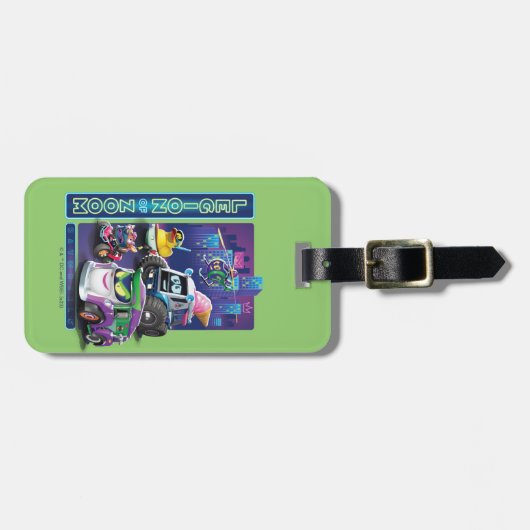 Batwheels™ - Legioen van Zoom Bagagelabel (Voorkant horizontaal)
