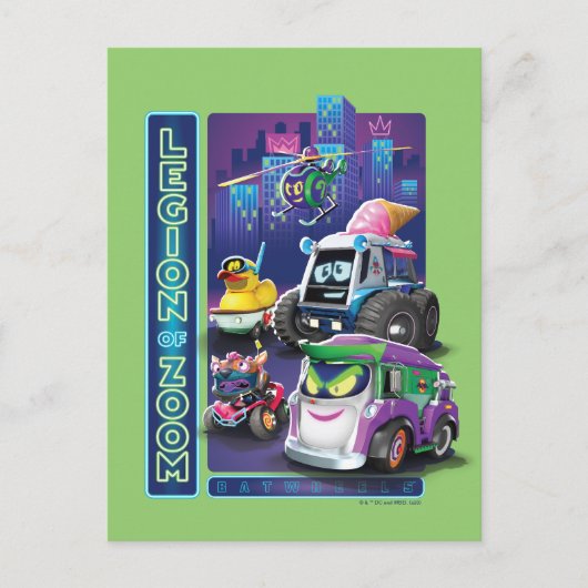Batwheels™ - Legioen van Zoom Briefkaart (Voorkant)