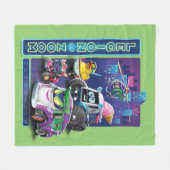 Batwheels™ - Legioen van Zoom Fleece Deken (Voorkant (Horizontaal))