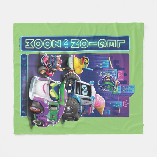 Batwheels™ - Legioen van Zoom Fleece Deken (Voorkant (Horizontaal))
