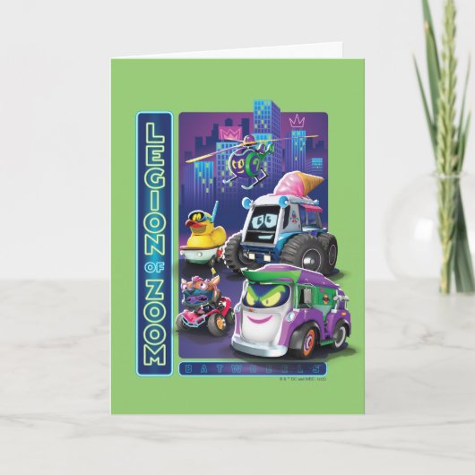 Batwheels™ - Legioen van Zoom Kaart (Voorkant)