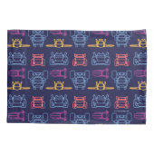 Batwheels™ Neon-omtrekpatroon Kussensloop (Achterkant)