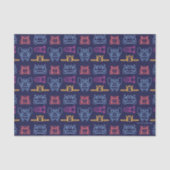 Batwheels™ Neon-omtrekpatroon Tissuepapier (Voorkant)