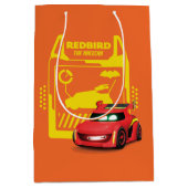 Batwheels™ Redbird - De racecar Medium Cadeauzakje (Voorkant)