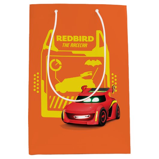Batwheels™ Redbird - De racecar Medium Cadeauzakje (Voorkant)