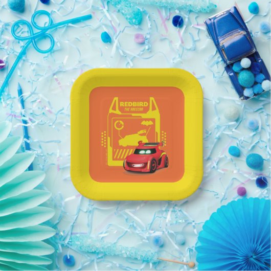 Batwheels™ Redbird - De racecar Papieren Bordje (Feest)