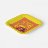 Batwheels™ Redbird - De racecar Papieren Bordje (Gebogen)