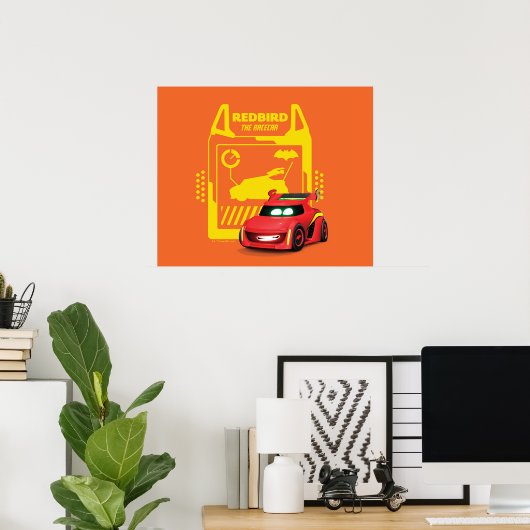 Batwheels™ Redbird - De racecar Poster (Thuiskantoor)