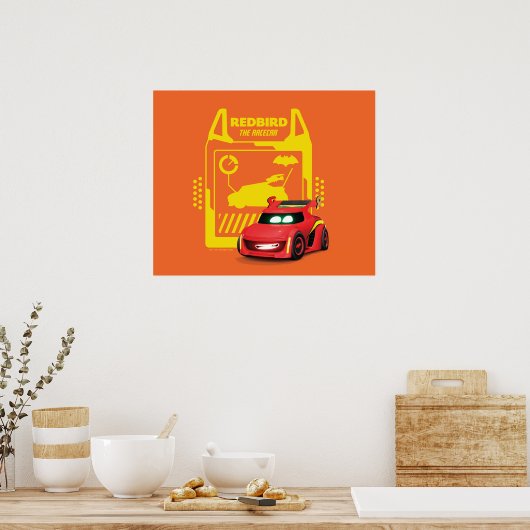 Batwheels™ Redbird - De racecar Poster (Keuken)