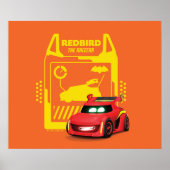 Batwheels™ Redbird - De racecar Poster (Voorkant)