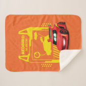 Batwheels™ Redbird - De racecar Sherpa Deken (Voorkant (horizontaal))