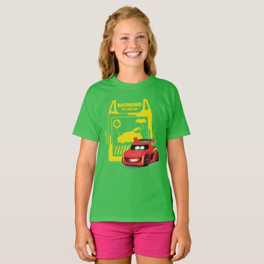 Batwheels™ Redbird - De racecar T-shirt (Voorkant volledig)