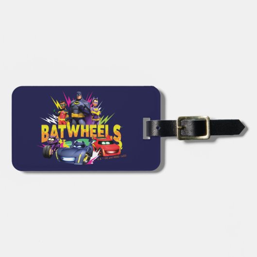 Batwheels™ superheldenteam bagagelabel (Voorkant horizontaal)