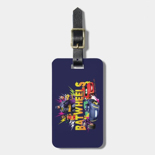 Batwheels™ superheldenteam bagagelabel (Voorkant verticaal)