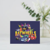 Batwheels™ superheldenteam briefkaart (Staand voorkant)