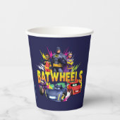 Batwheels™ superheldenteam papieren bekers (Voorkant)