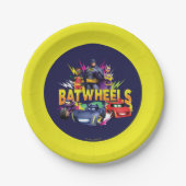 Batwheels™ superheldenteam papieren bordje (Voorkant)