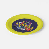Batwheels™ superheldenteam papieren bordje (Gekanteld)