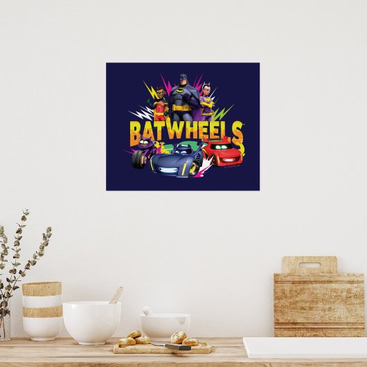 Batwheels™ superheldenteam poster (Keuken)