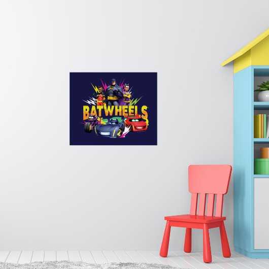 Batwheels™ superheldenteam poster (Kinderkamer 1)