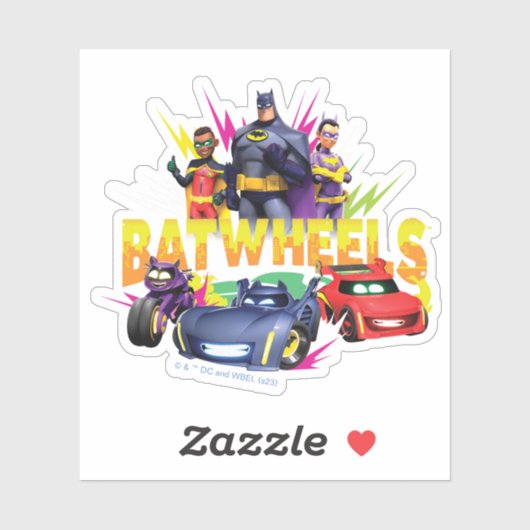Batwheels™ superheldenteam sticker (Vel)