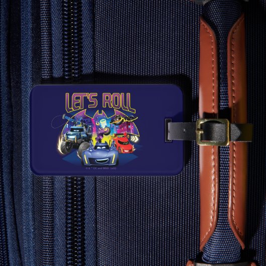 Batwheels™ Team - Let's Roll Bagagelabel (Voorkant Insitu 4)