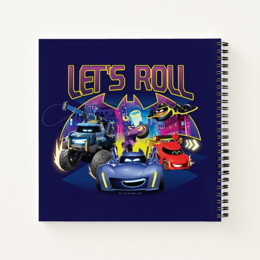 Batwheels™ Team - Let's Roll Notitieboek (Achterkant)