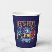 Batwheels™ Team - Let's Roll Papieren Bekers (Achterkant)