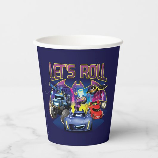 Batwheels™ Team - Let's Roll Papieren Bekers (Voorkant)