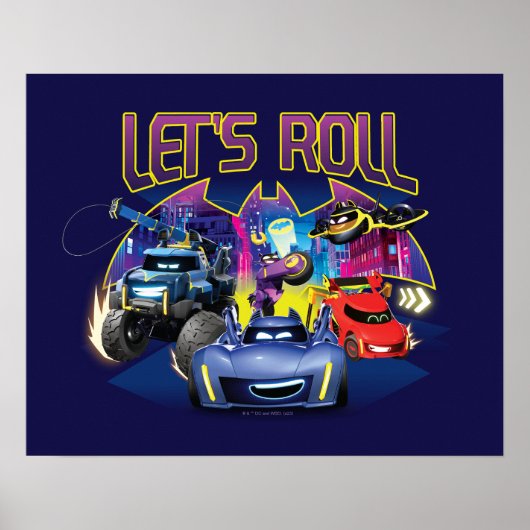 Batwheels™ Team - Let's Roll Poster (Voorkant)