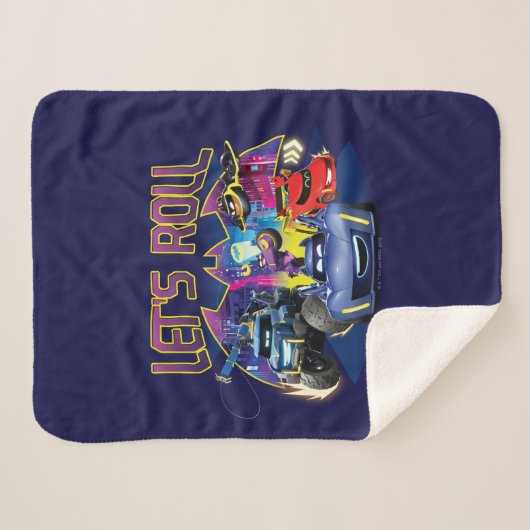 Batwheels™ Team - Let's Roll Sherpa Deken (Voorkant (horizontaal))