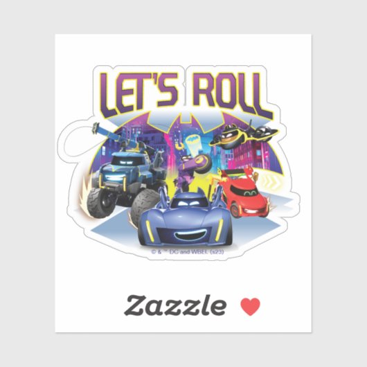 Batwheels™ Team - Let's Roll Sticker (Vel)