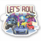 Batwheels™ Team - Let's Roll Sticker (Voorkant)