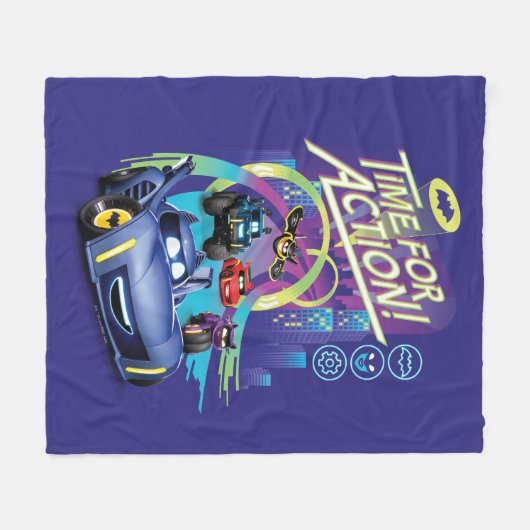 Batwheels™ - Tijd voor actie Fleece Deken (Voorkant (Horizontaal))