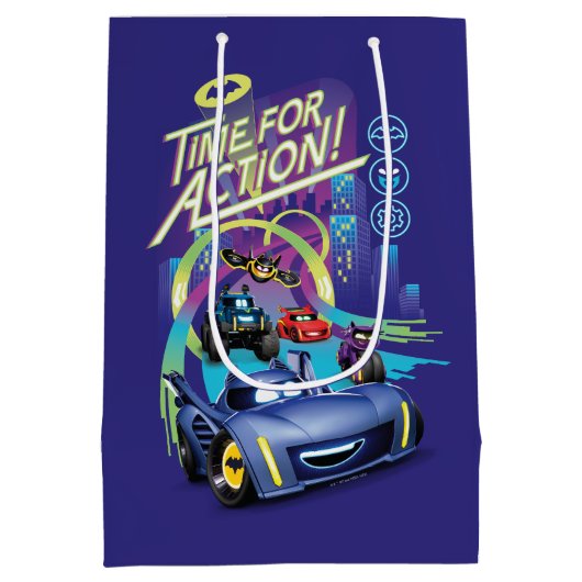 Batwheels™ - Tijd voor actie Medium Cadeauzakje (Achterkant)