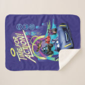 Batwheels™ - Tijd voor actie Sherpa Deken (Voorkant (horizontaal))