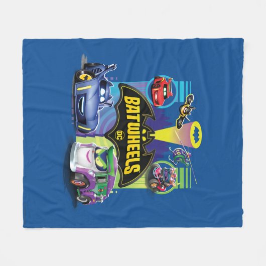 Batwheels™ versus Legion of Zoom Fleece Deken (Voorkant (Horizontaal))