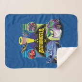 Batwheels™ versus Legion of Zoom Sherpa Deken (Voorkant (horizontaal))
