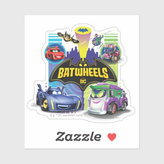 Batwheels™ versus Legion of Zoom Sticker (Vel)
