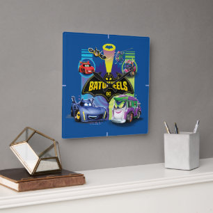 Batwheels™ versus Legion of Zoom Vierkante Klok