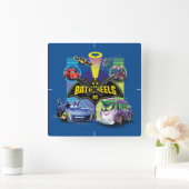 Batwheels™ versus Legion of Zoom Vierkante Klok (Huis)