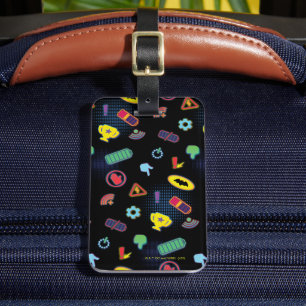 Batwheels™-voertuigpictogrampatroon Bagagelabel