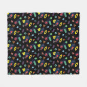 Batwheels™-voertuigpictogrampatroon Fleece Deken (Voorkant (Horizontaal))