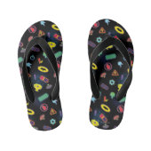 Batwheels™-voertuigpictogrampatroon Kinder Teenslippers (Voetbed)