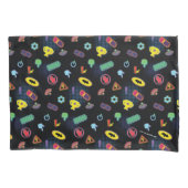 Batwheels™-voertuigpictogrampatroon Kussensloop (Voorkant)