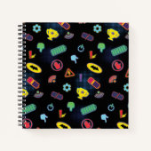 Batwheels™-voertuigpictogrampatroon Notitieboek (Voorkant)