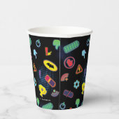 Batwheels™-voertuigpictogrampatroon Papieren Bekers (Rechts)