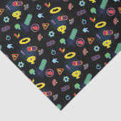 Batwheels™-voertuigpictogrampatroon Tissuepapier (Detail)