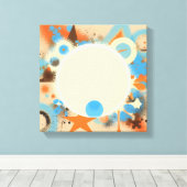 Bau-Haus stijl canvas print (Insitu (Houten vloer))