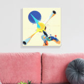 Bau-Haus stijl moderne kunst canvas Afdruk (Insitu (Woonkamer))
